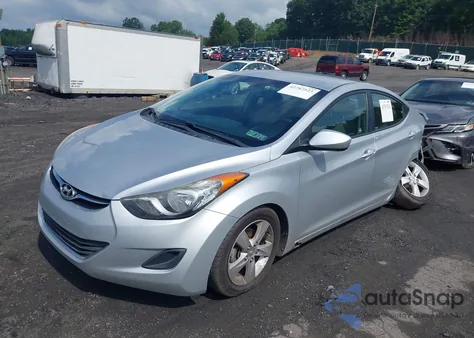 2013 Hyundai Elantra Gls from USA, damaged, VIN 5NPDH4AE0DH265487